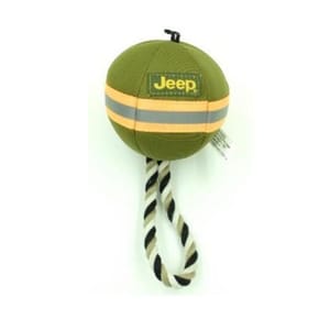 Billipets Billipets 狗玩具 Jeep帆布系列 粗綿繩圓拉球 10cm 正面圖