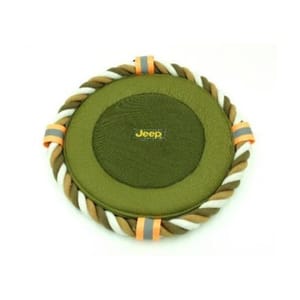 Billipets Billipets 狗玩具 Jeep帆布系列 粗綿繩飛碟 22cm 正面圖