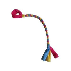 TRUST TRUST ME 狗玩具 勒力運動長織繩 糖果 70cm   正面圖
