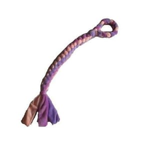 TRUST TRUST ME 狗玩具 勒力運動長織繩 薰衣草 57cm   正面圖