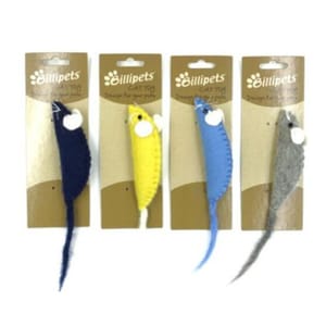 Billipets Billipets 天然羊毛貓玩具 老鼠   正面圖