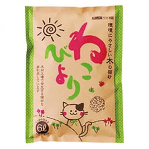 日本Bonbi 日本Bonbi ILOVEPETS 精靈環保木の貓砂 6L 6L  正面圖