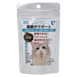 日本Dr.Voice 日本Dr.Voice 貓貓潔齒減口氣健康小食 20g 20g 正面圖