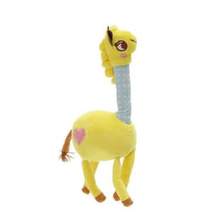 日本Petz 日本Petz Route 狗狗玩具 大動物園毛絨黃色麒麟 一個入   正面圖
