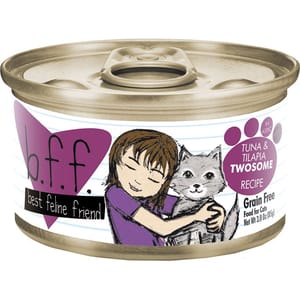 Weruva Weruva best feline friend Tuna & Tilapia TWOSOME 85g 85g  正面圖
