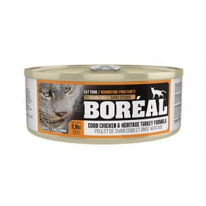 BOREAL BOREAL 全貓罐頭 雞肉及火雞配方 80g 80g 正面圖