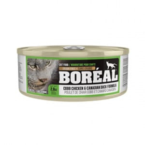 BOREAL BOREAL 全貓罐頭 雞肉及鴨肉配方 80g 80g 正面圖