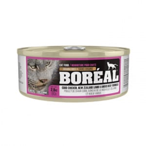 BOREAL BOREAL 全貓罐頭 雞肉+羊肉及牛肉配方 80g 80g 正面圖
