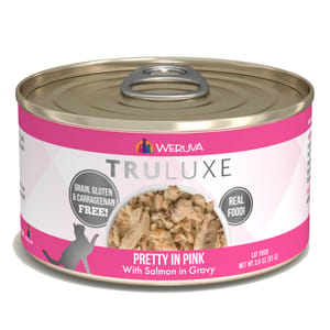 WeRuVa WeRuVa 貓罐頭 主食罐 尊貴系列 野生三文魚+魚湯 Pretty In Pink 85g 85g  正面圖