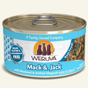 WeRuVa WeRuVa 貓罐頭 主食罐 野生鯖魚及鰹魚 156g 156g 正面圖