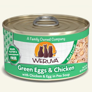 WeRuVa WeRuVa 貓罐頭 主食罐 無骨及去皮雞胸肉、雞蛋、豌豆 156g 156g 正面圖