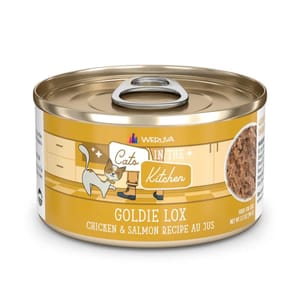 WeRuVa WeRuVa 貓罐頭 主食罐 廚房系列 走地雞、三文魚、美味肉汁 Goldie Lox 90g 90g 正面圖