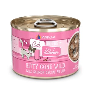 WeRuVa WeRuVa 貓罐頭 主食罐 廚房系列 野生三文魚及魚湯 Kitty Gone Wild 170g 170g 正面圖