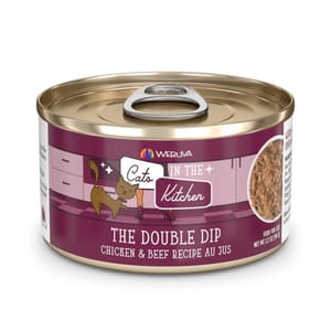 WeRuVa WeRuVa 貓罐頭 主食罐 廚房系列 雞湯、無骨去皮雞肉、牛肉 The Double Dip 90g 90g 正面圖