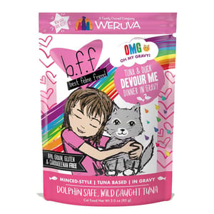 b.f.f. b.f.f. 喵友系列 野生吞拿魚、鴨肉 85g 85g 正面圖