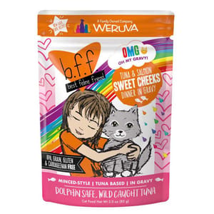 b.f.f. b.f.f. 喵友系列 野生吞拿魚、三文魚 85g 85g 正面圖