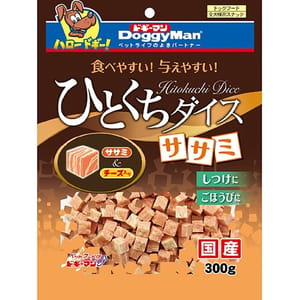 DoggyMan DoggyMan 日本狗零食 日本國產狗狗小食 骰仔雞肉方粒 300g 300g  正面圖