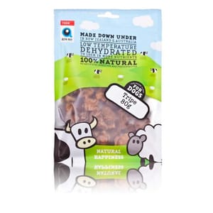 Alfa Alfa Pet 新西蘭風乾脫水無穀物狗小食 羊肚 Lamb Tripefor Dogs 80g 80g  正面圖