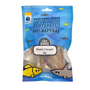 Alfa Alfa Pet 新西蘭風乾脫水無穀物 狗小食 鯊魚鞭 Shark Clasper for Dogs 50g 50g  正面圖