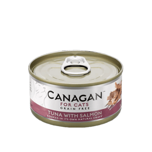 CANAGAN原之選 CANAGAN原之選 貓罐頭 無穀物貓罐頭 吞拿魚伴三文魚 75g 75g  正面圖