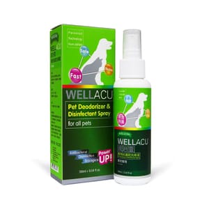Wellon Wellon Wellacu 威治靈 寵物抗菌乾洗噴霧 100ml 100ml 正面圖