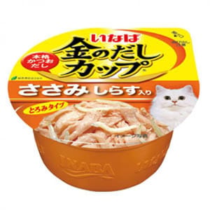 CIAO CIAO 貓罐頭 日本金湯鰹味杯 雞肉.銀魚味 70g 70g 正面圖