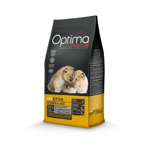 Optima Optima nova 幼獅子母孕育配方 Kitten Chicken & Rice 8kg 8kg  正面圖