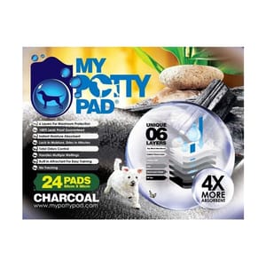 My My Potty Pad 活性炭殿堂吸 寵物尿墊 狗尿墊 狗尿片 MPPC024 [60x90 L碼 24PADS]   正面圖