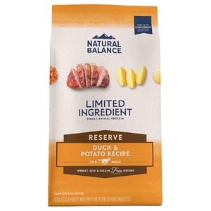 Natural Natural Balance 狗糧 L.I.D. 無穀系 鴨肉薯仔 成犬配方 22lb 22lb  正面圖