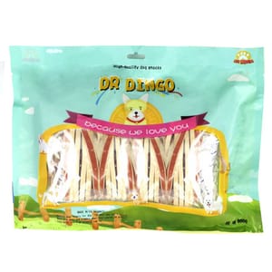 dr dr dingo 訓犬零食 雞肉鱈魚夾心三明治 800g 800g 正面圖