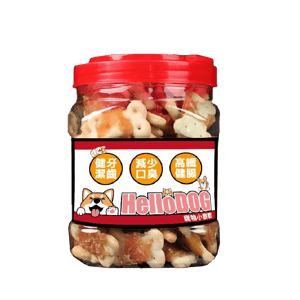 HelloDOG HelloDOG Doggy Treats 磨牙潔齒除口臭 雞肉繞狗餅乾 600g 600g  正面圖