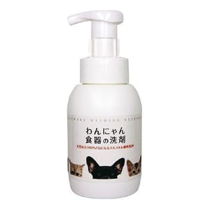 日本 日本 FLF Wan Nyan 寵物專用食器玩具洗滌劑 300ml 300ml  正面圖