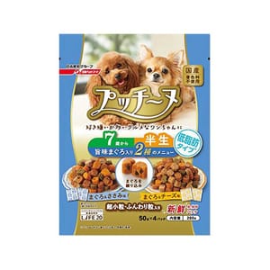 日本Petline 日本Petline Putti Inu 軟粒抗衰老狗糧 七歲或以上 金槍魚雞芝士 200g 200g 正面圖