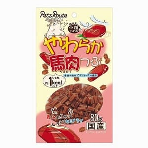 日本Petz 日本Petz Route 狗狗滋補零食 馬肉 80g 80g 正面圖