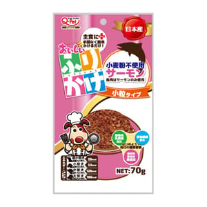 日本Q-PET 日本Q-PET 狗小食 おいしいふりかけ 三文魚小粒 70g 70g 正面圖