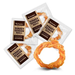 A A Freschi Srl 狗零食 Natural Turkey 天然火雞筋甜甜圈 S  犬用 正面圖