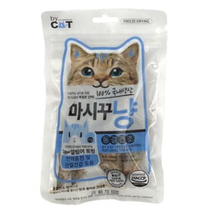 by by CAT 貓零食 雪乾貓零食 毛鱗魚 17g 17g 正面圖
