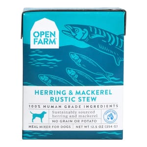 Open Open Farm 狗濕糧 燉肉配方 鯡魚鯖魚 12.5oz 5oz  正面圖