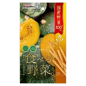 DoggyMan DoggyMan 日本狗零食 100%國產野菜 健康小食 南瓜條 30g 30g  正面圖