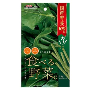 DoggyMan DoggyMan 日本狗零食 100%國產野菜 健康小食 菠菜條 30g 30g  正面圖