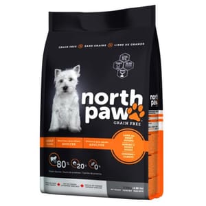 North North Paw 狗糧 無穀物成犬配方 羊肉+火雞 11.4kg 4kg 正面圖