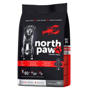 North North Paw 狗糧 無穀物成犬配方 海魚+龍蝦 11.4kg 4kg  正面圖
