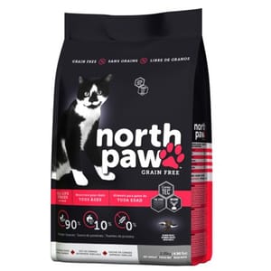 North North Paw 貓糧 無穀物全貓配方 雞肉+海魚 2.25kg 25kg  正面圖