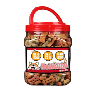 HelloDOG HelloDOG Doggy Treats 磨牙潔齒除口臭 牛肉蔬果纖維餅乾 600g 600g 正面圖