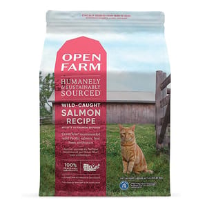 Open Open Farm 無穀物貓糧 野生三文魚 8lb 8lb  正面圖