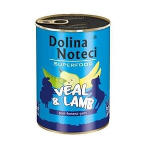 Dolina Dolina Noteci 狗罐頭 牛仔肉+羊 400g 400g  正面圖