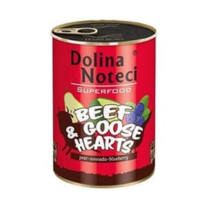 Dolina Dolina Noteci 狗罐頭 牛+鵝心 400g 400g 正面圖