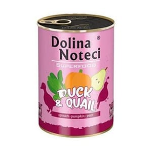 Dolina Dolina Noteci 狗罐頭 鴨+鵪鶉 400g 400g 正面圖