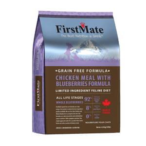 FirstMate FirstMate 貓糧 無穀物全貓糧 雞肉+藍莓 1.8kg 8kg  正面圖