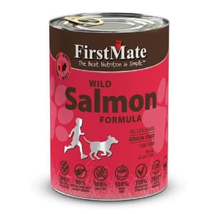 FirstMate FirstMate 狗罐頭 無穀物野生三文魚 345g 345g  正面圖